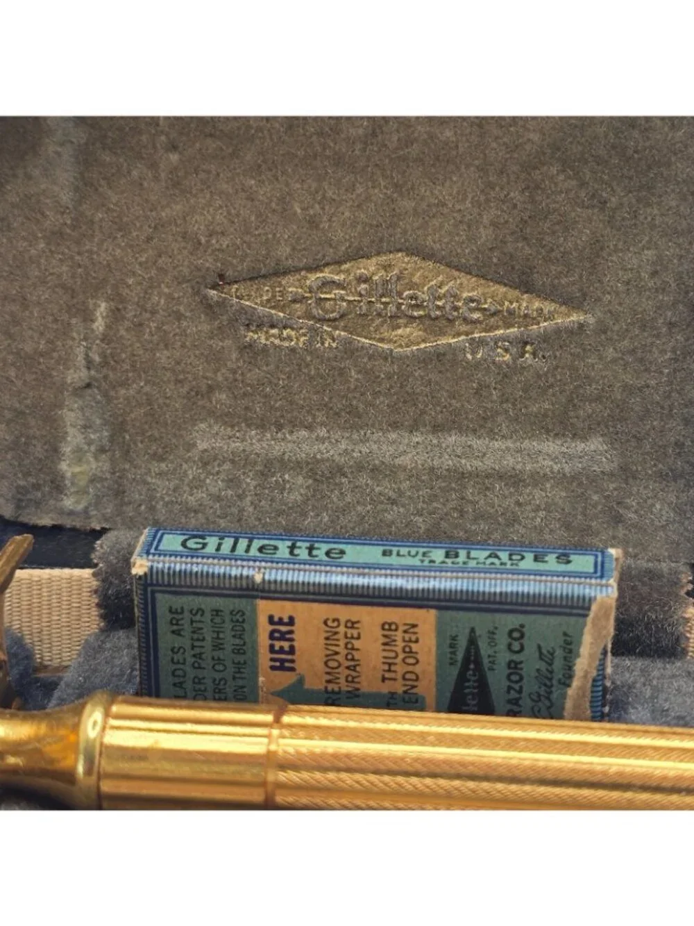 gillette vintage razor